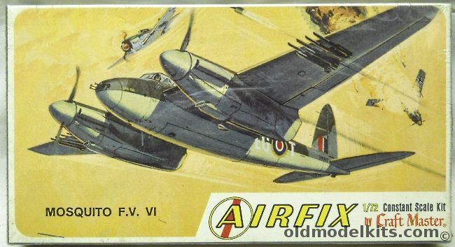 Airfix 1/72 Mosquito F.V. VI Craftmaster Issue, 1205-50 plastic model kit